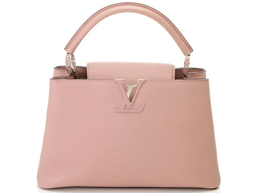 LOUIS VUITTON Capucines Taurillon Magnolia Pink Shoulder Bag